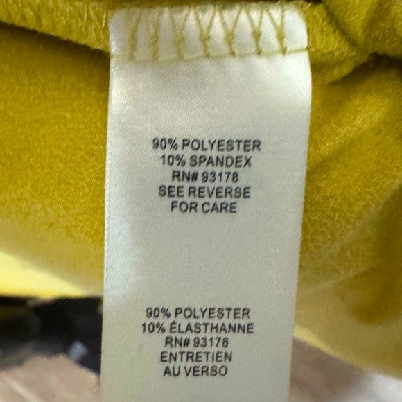 Tahari Long open front fashionable Cardigan - mustard color Size Small - Picture 6 of 8